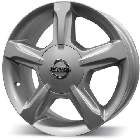 Replica Nissan (NS203) W6 R15 PCD4x114.3 ET40 DIA66.6 silver